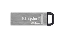 Kingston DataTraveler Kyson USB 3.2 Flash Drive 64GB - Gen 1 with Stylish Caples