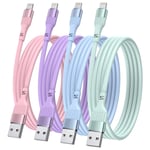 Ankoda Iphone Charger Cable,4Pack 3FT/1M Mfi Certified Iphone Fast Charging Cabl