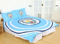 Manchester City Football Club Pulse Double Bedding Duvet Set Duvet Cover