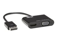 Tripp Lite Displayport Till Hdmi Vga Adapter Converter 4K X 2K @ 24/30Hz Dp Till Hdmi Vga Dport 1.2 - Videotransformator - Displayport - Hdmi, Vga - Sortering