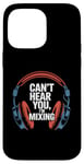 Coque pour iPhone 14 Pro Max Casque DJ ingénieur du son studio de mixage amateur de musique