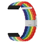 Flätat klockarmband Garmin VivoActive 3 - Pride