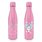 Disney The Aristocats Metal Drinks Bottle (Marie with Hearts Design) 19oz / 540ml Water Bottle - Official Merchandise