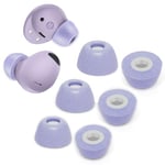 Memory Foam Ear Tips for Samsung Galaxy Buds2 Pro, Replacement Buds Eartips Fit in Case(Violet, SML)