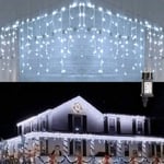 PhilzOps Rideaux Lumineux Extérieur 240 LED 7M Guirlande Lumineuse Rideau 8 Modes Étanche Illumination Noel Intérieur pour Decoration Balcon Fenêtre Patio Mariage Anniversaire Maison, Blanc Froid