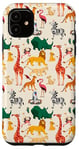 Coque pour iPhone 11 Disney The Lion King Animals of the Pride Lands Pattern