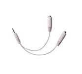 3.5mm HEADPHONE EARPHONE SPLITTER JACK Y MALE to 2 FEMALE CABLE AUDIO EXTENSION