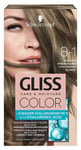 Hiusväri Schwarzkopf Gliss Color 8-1 Cool Medium Blonde