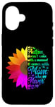 iPhone 16 Autism Manual Mom Mother Mama Flower Rainbow Case