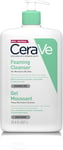 CeraVe Foaming Cleanser for Normal to Oily Skin with 3 Essential Ceramides 1 Ltr