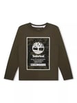 Timberland Kids' Logo Graphic Long Sleeve T-Shirt