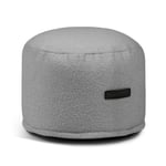 Mini Teddy sittpuff ø40 cm saccosäck OEKO-TEX ® (Färg: White grey)