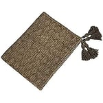 Riva Paoletti Woburn Mocha Throws 135 cm x 180 cm, Polyester, Full