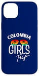 Coque pour iPhone 14 Plus Colombia Girls Trip Travel Vacation Femmes Colombie