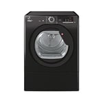 Hoover HLEV9DGB Freestanding Vented Tumble Dryer, Sensor Dry, 9 kg Load, Black