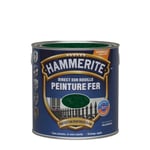 Peinture fer HAMMERITE Direct sur rouille martelé 2,5L vert épicea