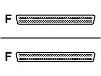 Hp - Extern Scsi-Kabel - Hd-68 (Hona) Till Hd-68 (Hona) - 0.5 M