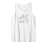 F-4 Phantom II American Jet Plane Infographic Tank Top