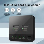 Enclosure External Hard Disk Copier Drive Docking Station for M2 HDD SSD Reader