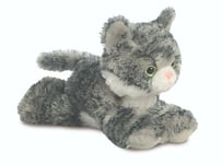 AURORA PLUSH 8" LILY SILVER GREY TABBY CAT 31713 CUDDLY SOFT TOY TEDDY  