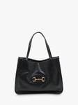 Pre-loved GUCCI 1955 Horsebit Leather Shoulder Bag, Black