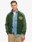 Superdry College Graphic Bomber Jacket, Forest Green