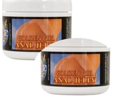 2 x GOLDEN GIRL ANAL LUBE JELLY Ease Ese Lubricant Cream Sex DOC JOHNSON