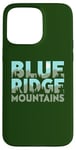 Coque pour iPhone 15 Pro Max Blue Ridge Mountains Typography Outdoors Art