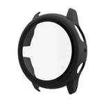 Fodral i härdat glas+ för Samsung Galaxy Watch Active 2 44 mm 40 mm Case med full täckning Case Cover black Active 2 44mm