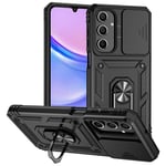 EIDERWOOD Samsung Galaxy A16 (4G/5G) Håndverker Deksel med Magnetisk Kickstand Og Cam Slider - Svart