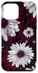 Coque pour iPhone 12 mini Fleur de marguerite gothique d'hiver florale esthétique botanique