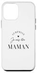 Coque pour iPhone 12 mini Surprise je vais être maman Annonce Grossesse Originale