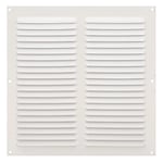 Amig - Grille de ventilation carrée en Aluminium | Grilles d'aération pour sortie d'air | Idéal pour plafond de cuisine et de salle de bain | Dimensions : 250 x 250 mm | Couleur: Blanc