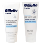 DUO Gillette Men Sensitive Shaving Cream 175ml+Comforting Post Shave Balm  100ml