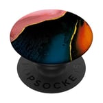 Pink Black PopSockets PopGrip Adhésif