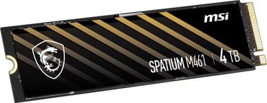 4711377062428 MSI SPATIUM M461 PCIe 4.0 NVMe M.2 4TB PCI Express 4.0 3D NAND MSI