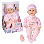 Baby Annabell 709870 Little Annabell-36cm Soft Bodied Pretend Feeding-Suitable for Children Aged 1+ Years-Perfect Toddlers-Includes Doll, Bottle and Outfit