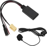 Voiture Bluetooth Kit Voiture Aux Bluetooth 5.0 O Câble Microphone Mains Libres Adaptateur Remplacement pour 159 2005+(Q581)