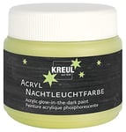 KREUL 74347 - Peinture acrylique phosphorescente à base d’eau 150 ml Pour peindre le bois, le papier, le carton, le polystyrène, la pierre, etc.