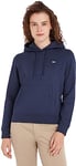 Tommy Jeans Women's Tjw Regular Fleece Hoodie Other Heavyweight Knits, Twilight Navy, 3XL