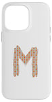 Coque pour iPhone 14 Pro Max Lettre rétro en gras hiboux – M – Design – Alphabet – Marqueur