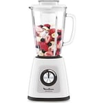 MOULINEX - Blender verre - 1,75 L - 800W - BlenderForce Glass - blanc - LM430110