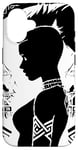 Coque pour iPhone 16 Fantasy Post Punk Celtic Tribal Art Batcave Girl Gothique