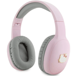 Hello Kitty On-Ear Hörlurar Bluetooth Metal Logo - Rosa/Grå