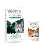 12 kg Wolf of Wilderness 12 kg + 100 g Training "Explore" på köpet! - Explore The Vast Forests - Chicken (Weight Management)