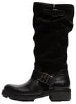 Fly London Women's NOCH140FLY Knee High Boot, Black, 2.5 UK