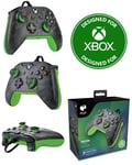 Manette XBOX ONE-S-X-PC FILAIRE NEON CARBON XBX ERGONOMIQUE