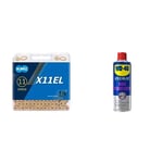 KMCKMC Unisex's X11el Chain, Ti-N Gold, 118 Link & WD-40 44704 Bike, Bicycle Chains & Gears Degreaser, 500mlWD-40