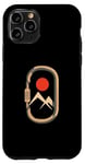 Coque pour iPhone 11 Pro Mousqueton de montagne minimaliste