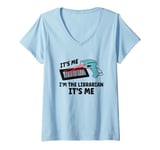 Womens It's Me I'm The Librarian It's Me V-Neck T-Shirt